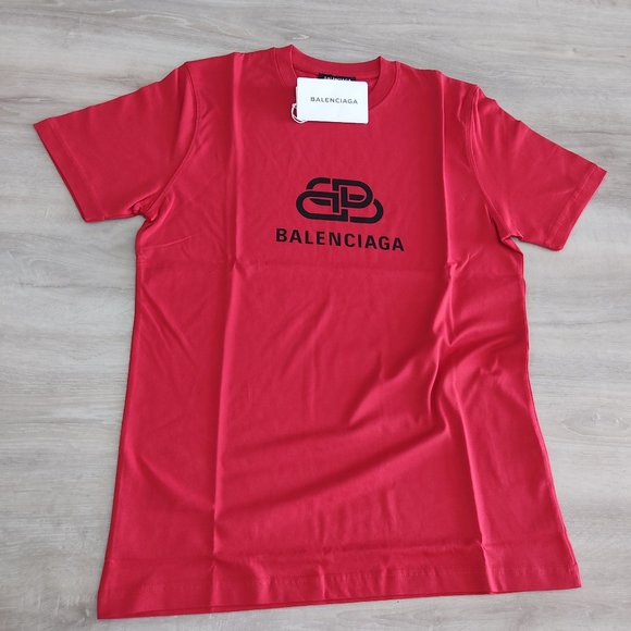 balenciaga red tshirt